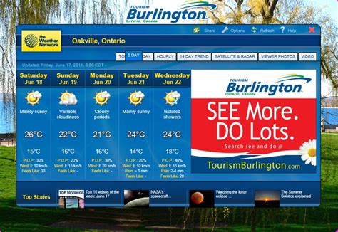 Find the most current and reliable 7 day weather forecasts, storm alerts, reports and information for [city] with The Weather Network.